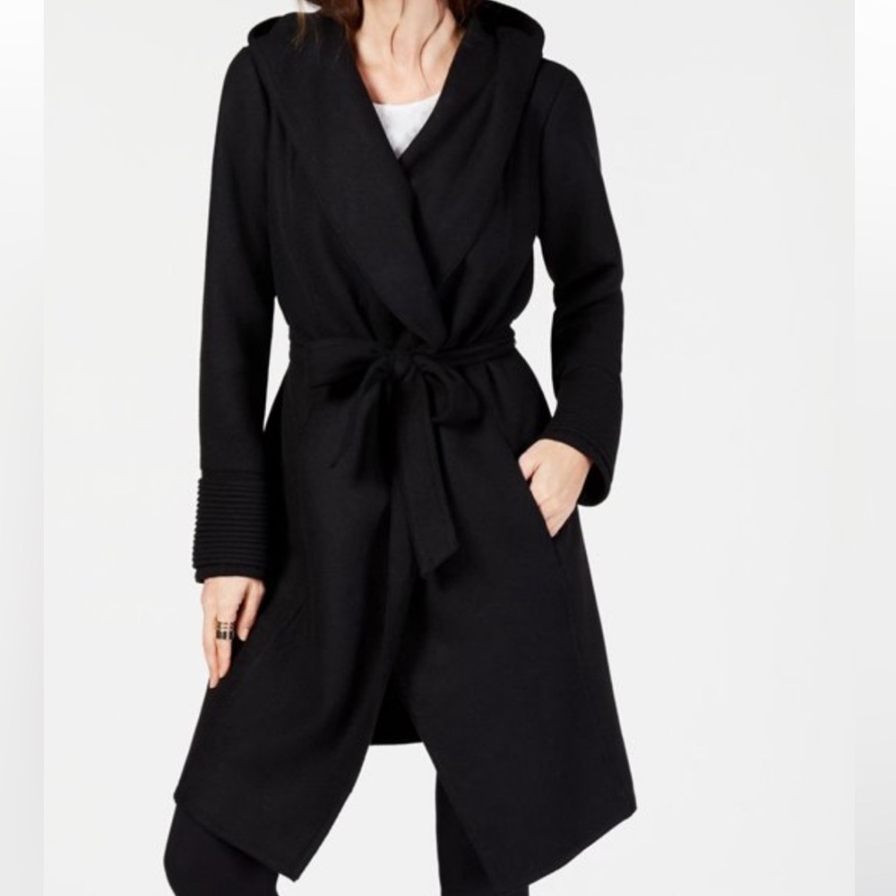Alfani Black Women's Hooded Jacket size s/m